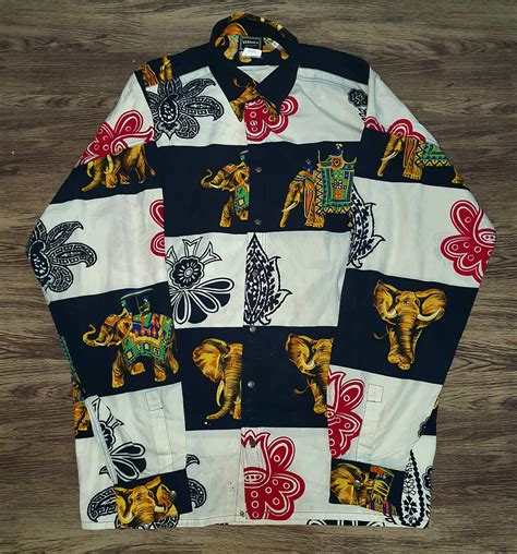 versace elephant|Versace polo shirts.